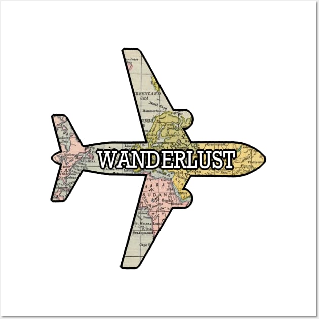 Wanderlust Airplane Wall Art by AbundanceSeed